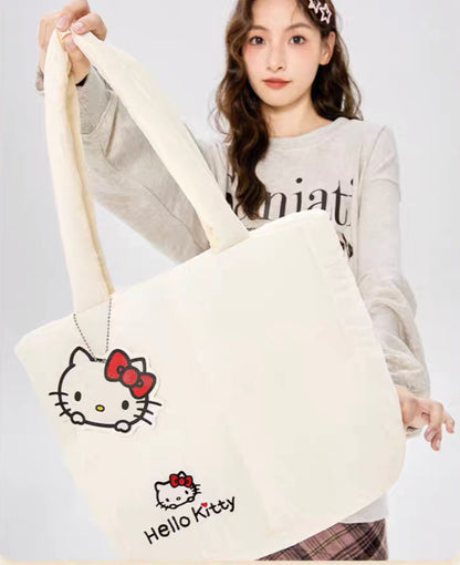 Kawaii Character Puffer Bag